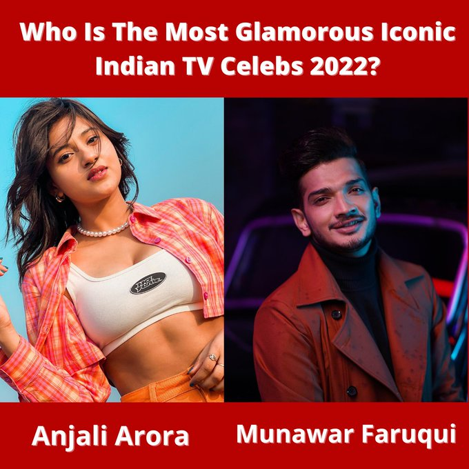 Who Is The Most Glamorous Iconic Indian TV Celebs 2022? #Munjali Both are leading🔥♥️

Vote Here :- tentaran.com/glamorous-icon…
_____________
#MunawarFaruqui- 34.97% (1429 votes)
#AnjaliArora-21.81% (891 votes)
__________
.
.
#MunawarWarriors #MunawarKiJanta #Anjalians #TeJran
