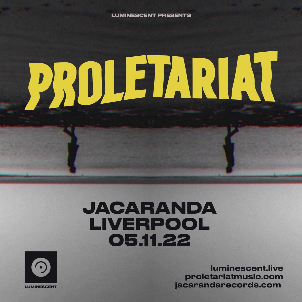 Luminescent (@luminescentgigs) on Twitter photo ON SALE NOW!
Tickets are live for <a href="/ProletariatUK/">Proletariat</a>’s headline tour. Catch them at <a href="/thejacclub/">The Jacaranda Club</a> in Liverpool on bonfire night!
seetickets.com/event/proletar… ON SALE NOW!
Tickets are live for <a href="/ProletariatUK/">Proletariat</a>’s headline tour. Catch them at <a href="/thejacclub/">The Jacaranda Club</a> in Liverpool on bonfire night!
seetickets.com/event/proletar…