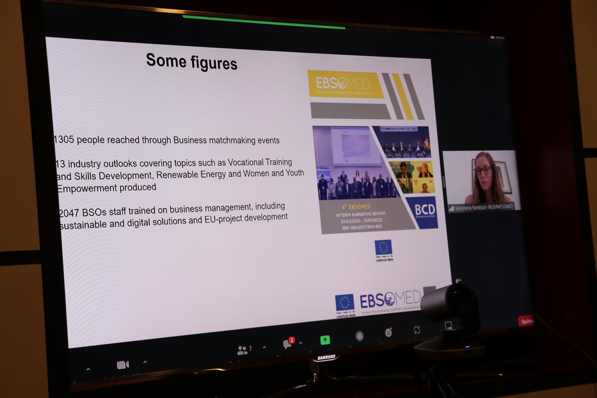 🔛 #EBSOMED is holding its 10th Executive Committee meeting in Marseille attended by its partners &amp; #EU representatives to

☑️Review progress, including the labelling of #BSOs services
☑️Discuss the exit strategy
☑️Present the communication plan before the end of the project