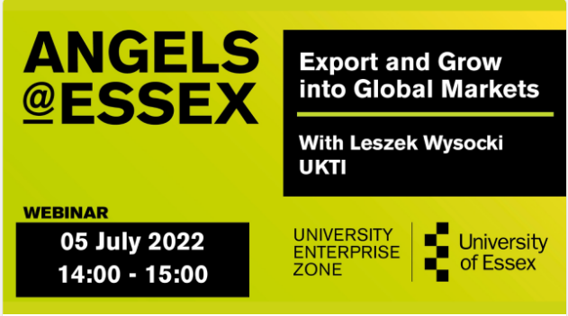 Join <a href="/Uni_of_Essex/">University of Essex</a> and #EastofEngland Internternational Trade Adviser, for their upcoming event 'Export and grow into global markets'.

📆Tuesday, 5 July
👉essex-university.zoom.us/webinar/regist…
<a href="/AngelsEssexFFI/">Angels@Essex Female Founders & Investors</a> @UEZSpacetoGrow