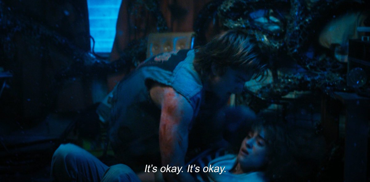 barchiebaby's tweet photo. THIS STANCY MOMENT! STEVE CATCHING NANCY AND HOLDING HER AND TELLING HER HE'S RIGHT THERE! FUCK! #StrangerThings #StrangerThings4 https://t.co/r0zlnYjY8p