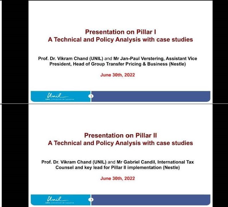 Tax Policy Center of the University of Lausanne tweet media