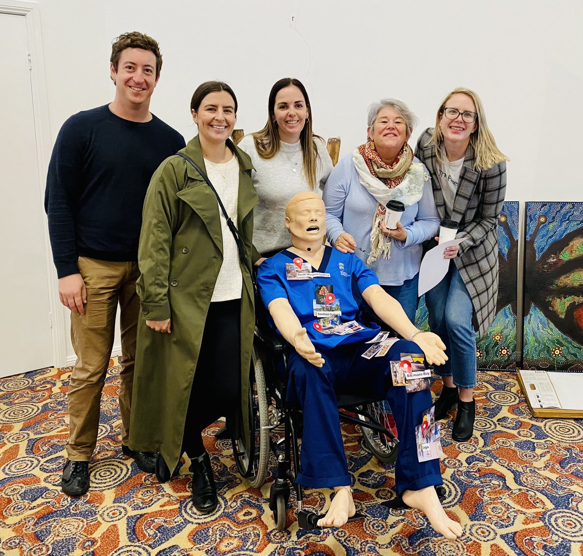 Today the <a href="/UoWnursing/">UOW School of Nursing</a> <a href="/jindaola/">Jindaola</a> team presented our mapping of our landscape. What a privilege it was to have the space to do this! 
<a href="/jadekennedy09/">Jade</a> <a href="/hpratt4/">helenpratt</a> <a href="/montgomery_amy3/">Amy Montgomery</a> <a href="/ChrisFPatterson/">Dr Christopher Patterson</a> <a href="/riauni/">Maria Mackay</a> <a href="/bekkmiddle/">Dr Bekk Middleton</a> <a href="/lukemolloy/">luke molloy</a> <a href="/mcerlean_gemma/">Gemma McErlean</a>