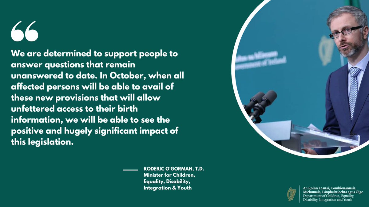 Department of Children, Disability and Equality tweet media