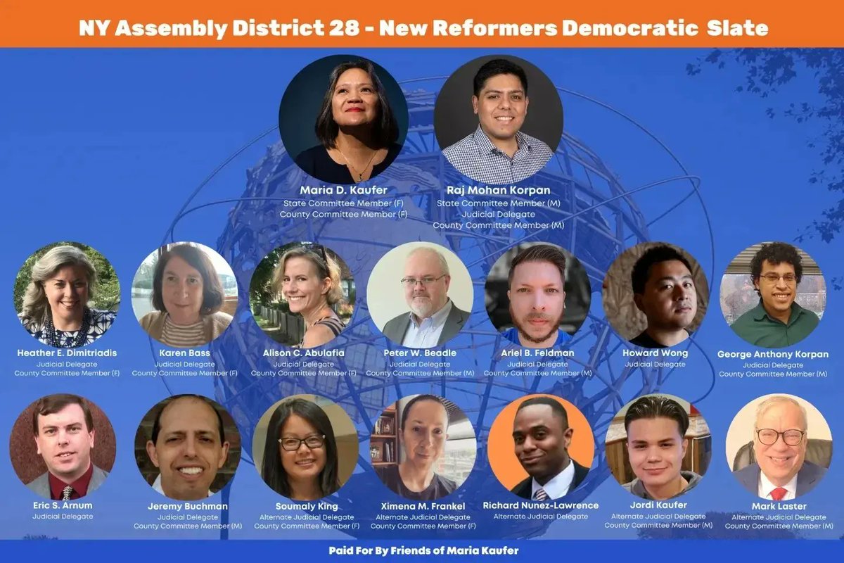mariteskaufer's tweet photo. It has been, & remains, an honor & a pleasure to grow the small-d democracy movement w/you in Central Queens. We'll keep on working & running for office, & I believe, I KNOW, that we'll continue to win more & more elections โ๐ฝโ๐ฝ
#democracy
#justice
#CQuID
#QCC4ALL
#NewReformers๐งต https://t.co/hnMHqxhc1T