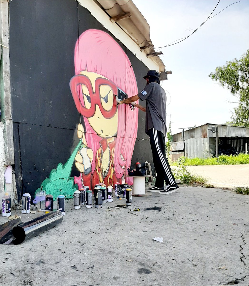 work to day ✍️✍️🤘💚
#ราชมลคลธัญบุรี
#painting #artcharacters #graffiti #StreetArt #wallart #streetartist
#streetartthai #graffitiart #NFTCommunity #NFT #NFTs #nftcollector #NFTartist #NFTartist