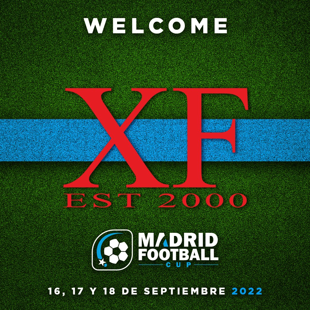 mfootballcup's tweet photo. Directly from the USA, our friends from @CrossfirePrmr will be present at #MFC22.
It's great to have them back in Madrid 🥳
🇺🇸🤝🇪🇸 https://t.co/PhDYQ5Aiug