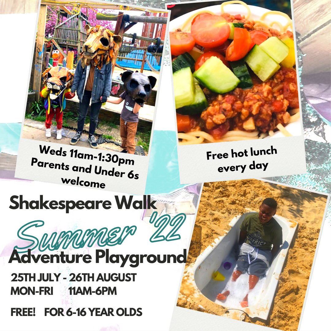 Join in the #free #fun this #Summer holidays at SWAPA! For 6-16 year olds. #Family sessions on Weds mornings. Free #hotlunch daily.