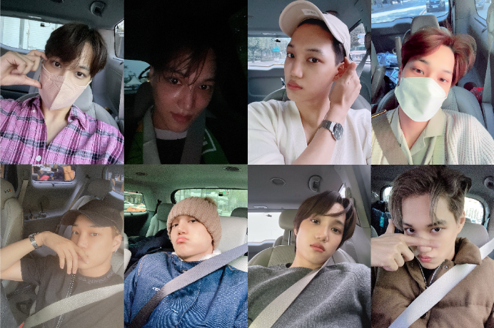 living for Jongin's car selfies
