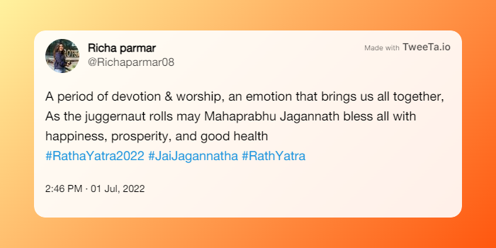 Tweeta_io's tweet photo. #RathYatra #RathYatra2022 https://t.co/5vWag80Cjf