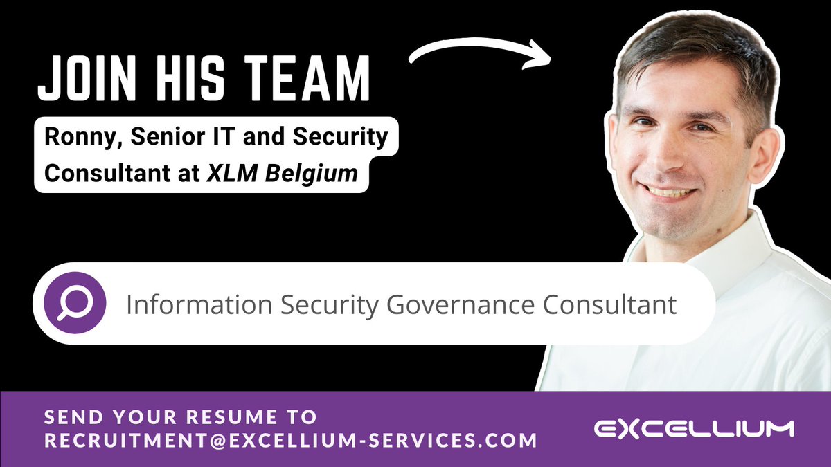 #HIRING | Our Information Security Governance Team is looking for a new consultant to reinforce the team 🙌

Have a look at our job offer to get more info &amp; apply! 👉lnkd.in/gGMqxqE3

#hiring #recruit #jobs #cybersecurity #ISG #consultant #excelliumservices