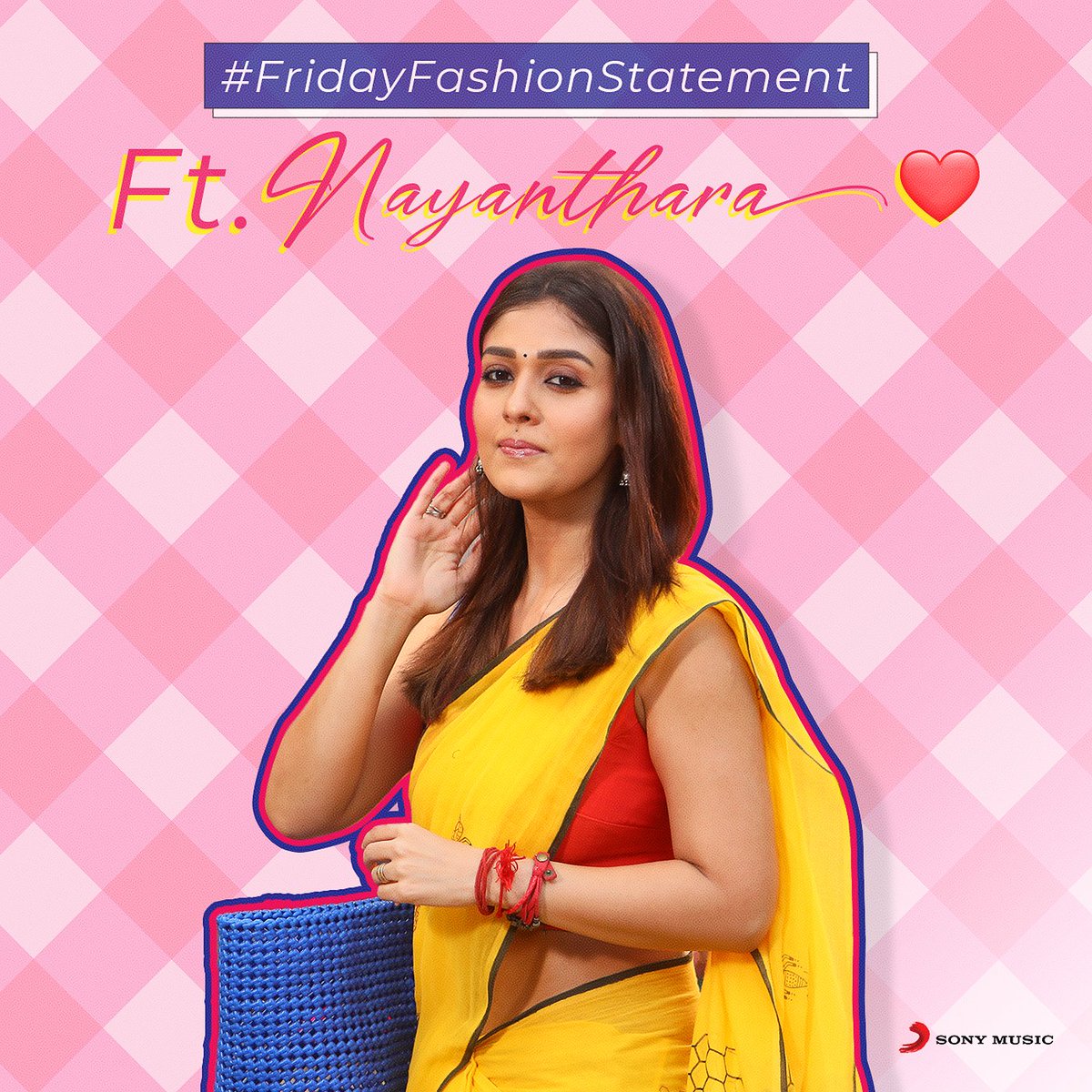 SonyMusicSouth's tweet photo. Time for the #FridayFashionStatement from the stylish beauty #Nayanthara! 🥰 

➡️ https://t.co/qQvOmVbzQG https://t.co/3CVibxLlQr