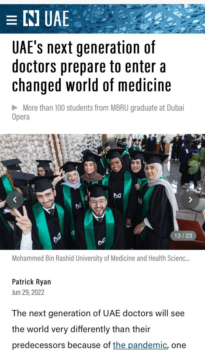 Hello Twitter! My name is Hanieh and I am happy to announce that I have officially completed my MBBS degree!

I am proud to be a graduate of the Class of Khalifa at the <a href="/MBRUniversity/">MBRU</a> 

It has been an amazing 6 years and I look forward to the future 🩺👩🏻‍🎓

#Medicine #MBRUGrad