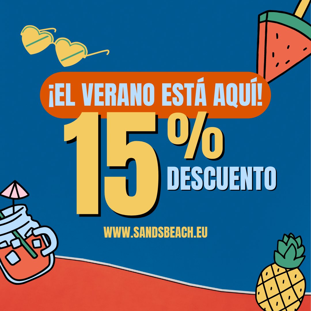 🇬🇧Book from today to 12th July with a 15% discount off!*️⃣

*️⃣For stays from 12th July to 31st August. 

🇪🇸Reserva desde hoy y hasta el 12 de julio ¡y ahorra un 15%!*️⃣

*️⃣Para reservas con estancias entre el 12/07 y el 31/08

#holidays #sandsbeach #lanzarote #daplacetobe #paradise