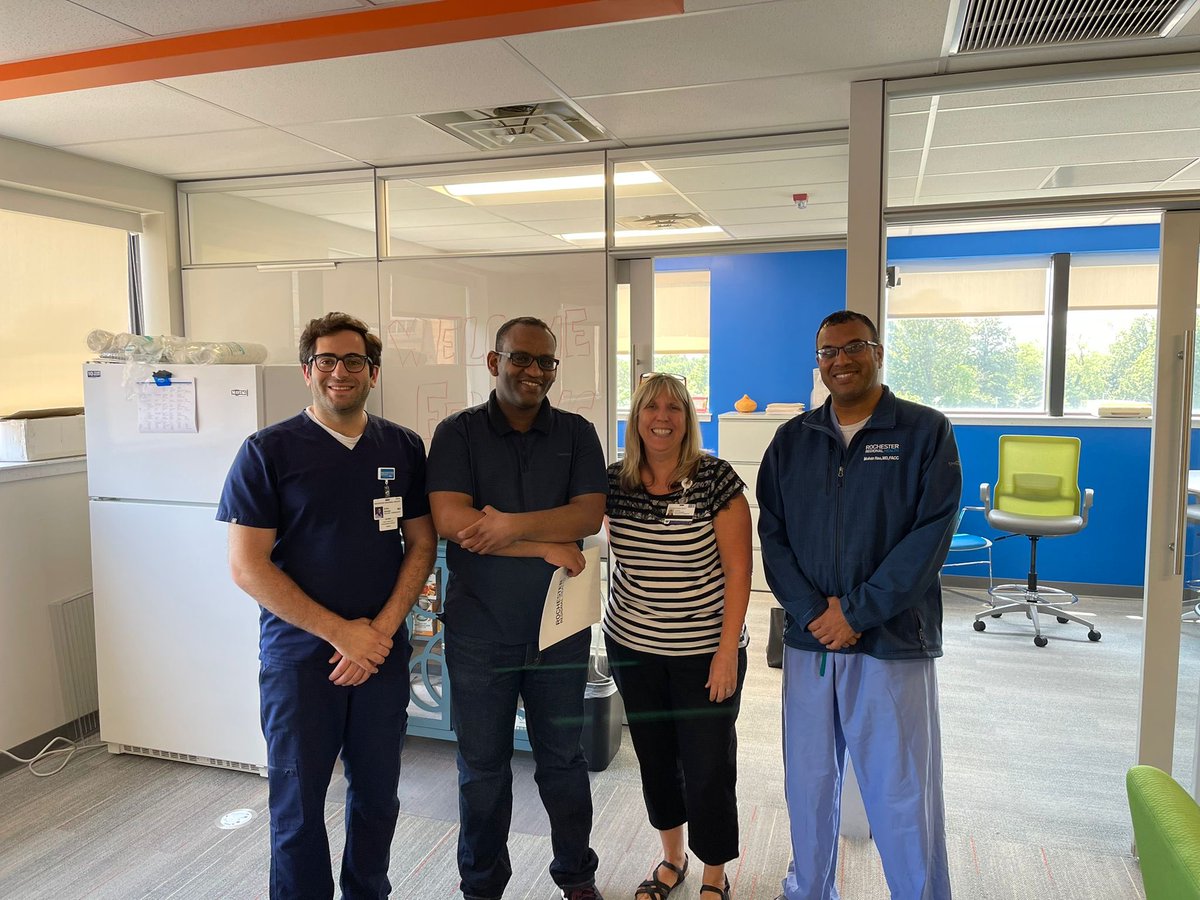 Congrats to ⁦Dr. Alotaki and Dr. Abdullah, for being the first cardiology fellows ever to graduate from ⁦⁦<a href="/CardiologyRrh/">RRHCardiology</a>⁩. A very proud moment in RRH history. Wishing them the very best in their career ahead!