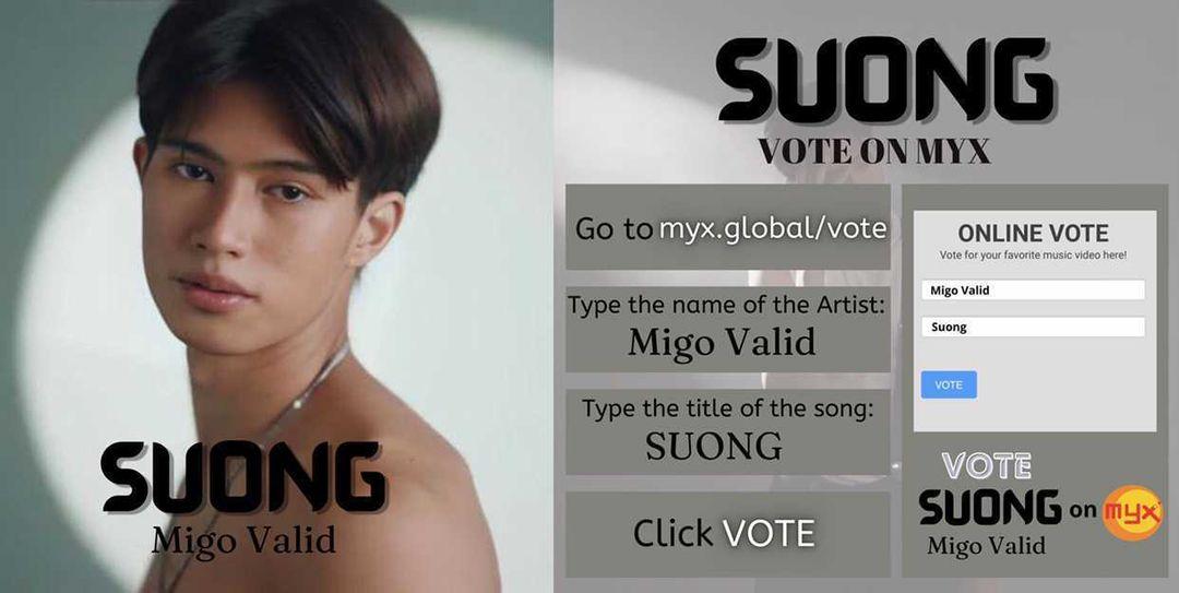 Ofc_AmigosPH's tweet photo. Hi Amigos! Suong by Migo Valid can now be voted for Myx Daily Top 10. 

Let's use our power to cast our unlivotes by clicking this link:
https://t.co/dryFgYHGvj

To vote, just follow the instructions below.

#MigoValid #SuongMV
#SuongOnMyxDailyTop10 #VivaRecords @MigoValid https://t.co/pGnINit2ZC