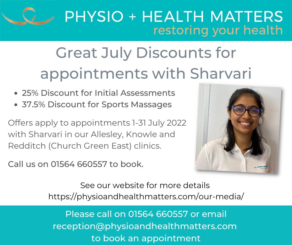 PhysioAndHealth's tweet photo. #physioandhealthmatters #allesley #Knowle #Redditch #physiotherapist #physiotherapy https://t.co/KP987veqc9