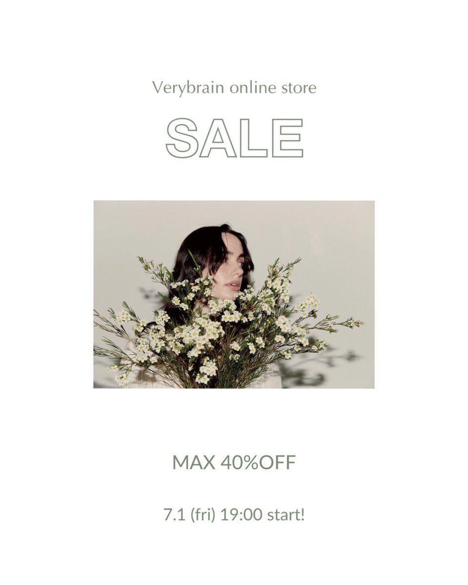 Verybrain's tweet photo. Summer SALE  7/1（fri)19:00 start.
max 40%off 👡

https://t.co/i1J5Ee3Nor https://t.co/RdFpjaDntK