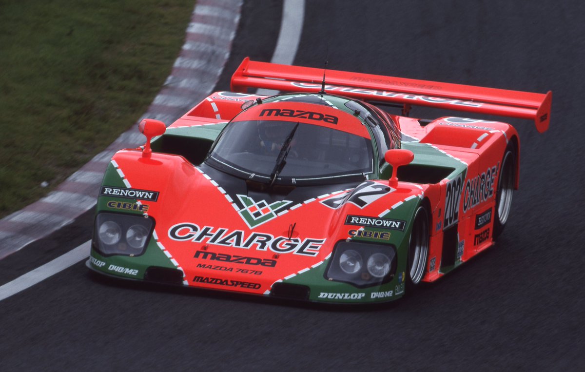まつだ SUPERGT 第5戦デモラン #グループC マシン紹介その②「MAZDA 767B」 ル