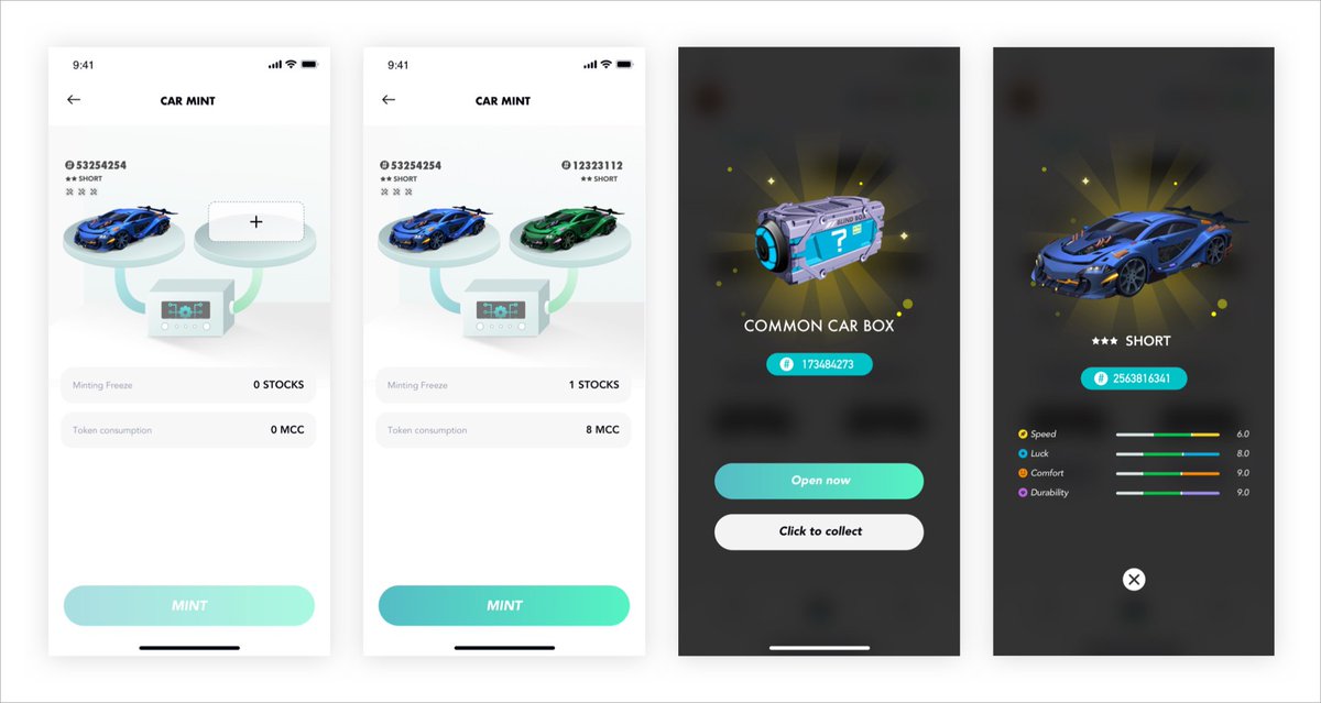 atmcarofficial's tweet photo. ATMCAR casting has entered the final testing process. Users can use two   
existing cars to produce new blind boxes, by which the users not only have   
chance to get higher level NFT car, but can earn profit by selling it in   
trading marke https://t.co/7ohL8D5amW