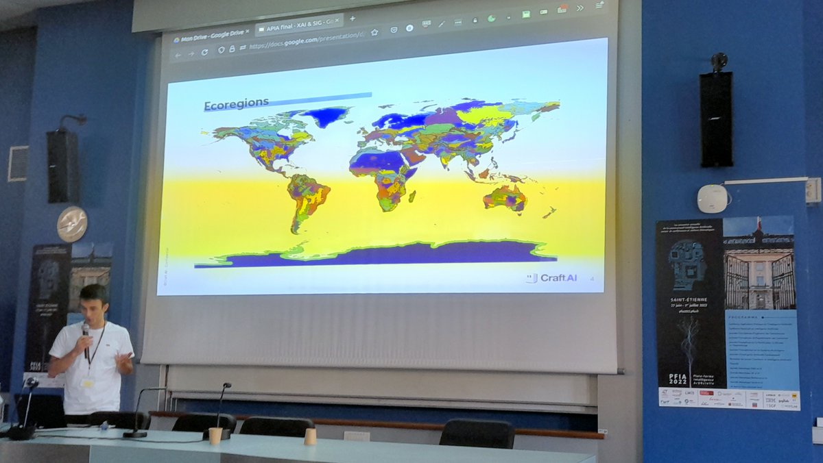 Conférence Applications Pratiques de l’Intelligence Artificielle à #PFIA2022
XAI et information géographique: application aux reconstructions paléoenvironnementales. Bastien Zimmermann, Matthieu Boussard, Nicolas Boulbes and Sophie Grégoire
#IA #APIA2022