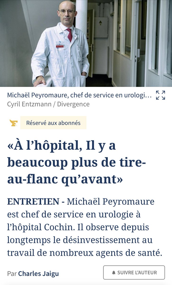 MahmoudZureik's tweet photo. J’ai bcp lu des propos répugnants et orduriers mais jamais à ce niveau!
Hallucinant !!
Pr Peyromaure : « Nous sommes entrés dans l’ère des loisirs (à l’hôpital). Cela touche aussi bien le personnel soignant que les patients »
 @Le_Figaro  fil 1/8 https://t.co/s6KWWodThW