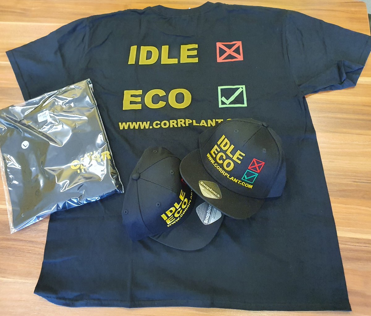 ECORRPLANT's tweet photo. With fuel prices still at crazy levels, we have got new hats and tshirts to try and remind our staff and customers that there are considerable savings to be made by simply using the right mode and turning the machine off when not in use #diggingthedream #fuelcrisis #planthire https://t.co/J8hiVYLfP3