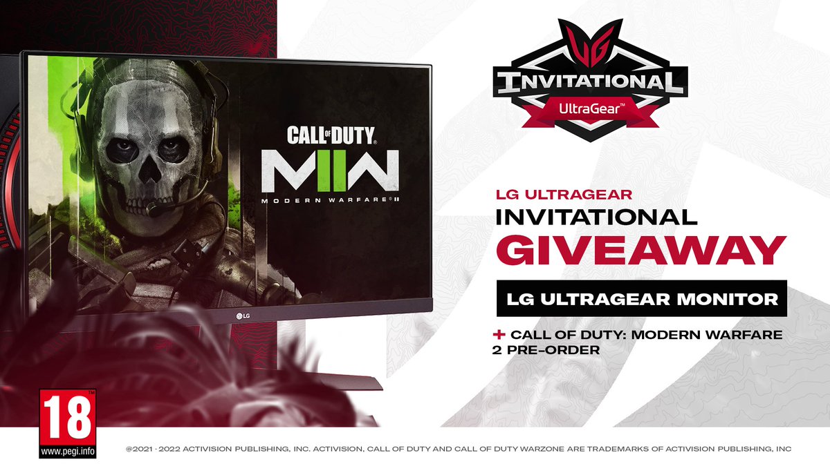 LG UltraGear UK (@lgultragearuk) on Twitter photo About last night...
We're celebrating our Invitational by giving you the chance to win an UltraGear 24GN600 monitor and a #MWII pre-order! 🤝
To enter:
1️⃣ Like and retweet
2️⃣ Follow <a href="/LGUltraGearUK/">LG UltraGear UK</a>
3️⃣ Reply with your platform of choice About last night...
We're celebrating our Invitational by giving you the chance to win an UltraGear 24GN600 monitor and a #MWII pre-order! 🤝
To enter:
1️⃣ Like and retweet
2️⃣ Follow <a href="/LGUltraGearUK/">LG UltraGear UK</a>
3️⃣ Reply with your platform of choice