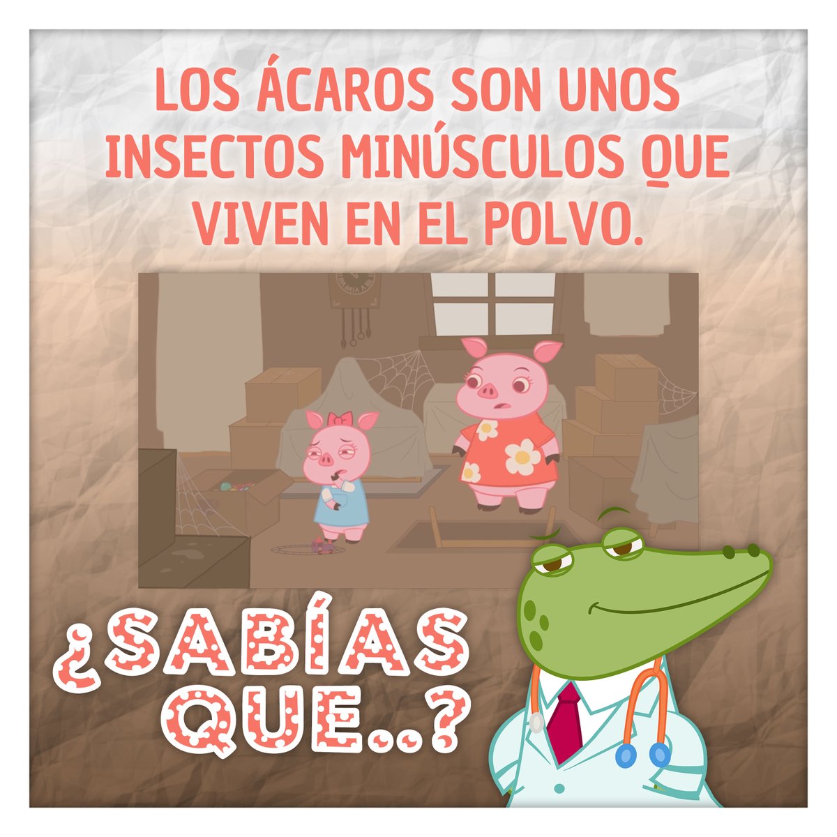 crocodoctv's tweet photo. Para la alergia a los ácaros... ¡Es muy importante limpiar la casa a fondo y asegurarse de que no hay polvo! 🤧 

#CrocoDoc #Educational #Asthma https://t.co/3i9MuJ8Y2r