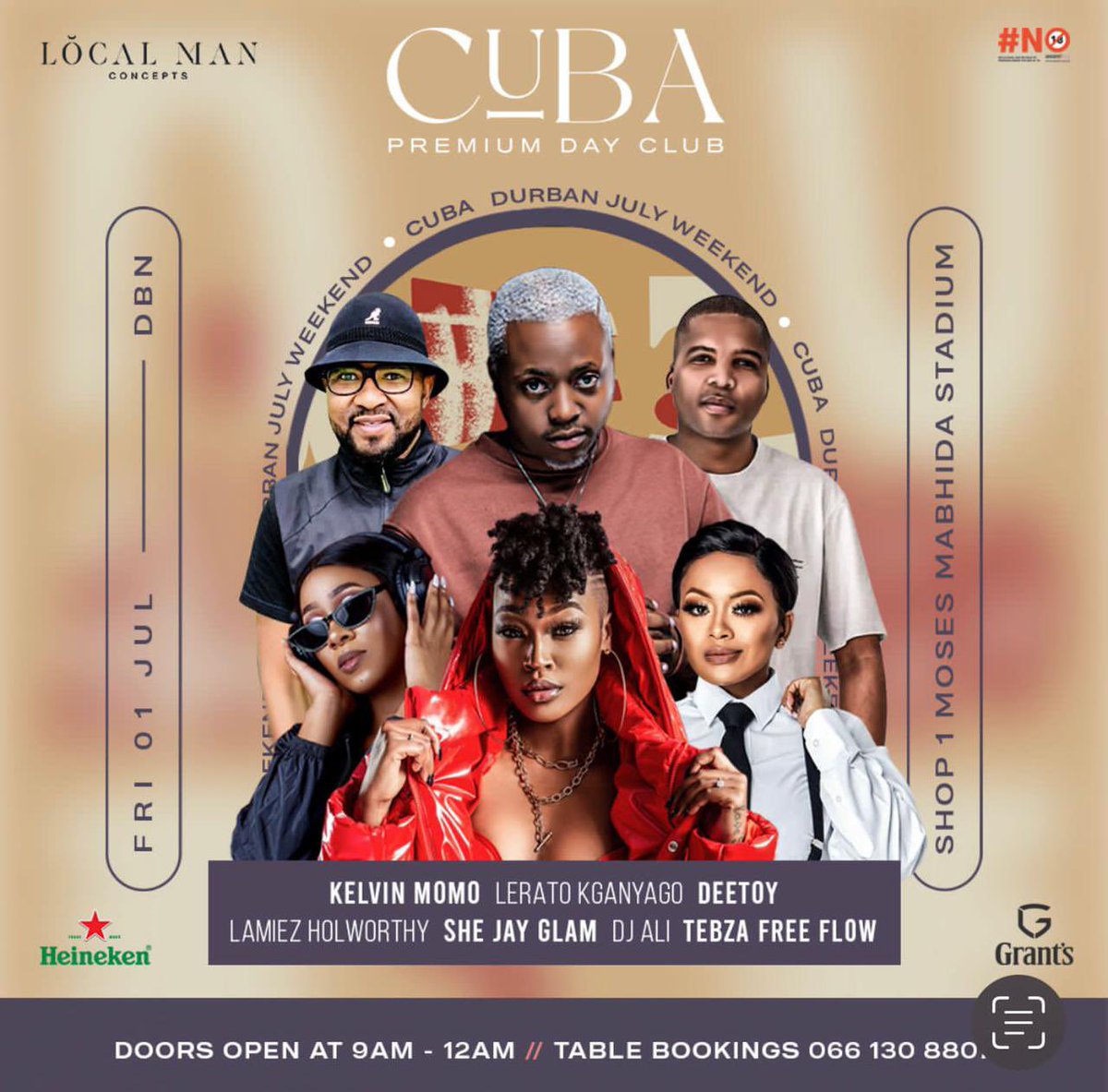 _itskayboo's tweet photo. We all prepared to begin this massive weekend at @cuba_durban π₯π
#LocalmanPrePartyCUBA @CliffordMP https://t.co/m2cES6xbcY