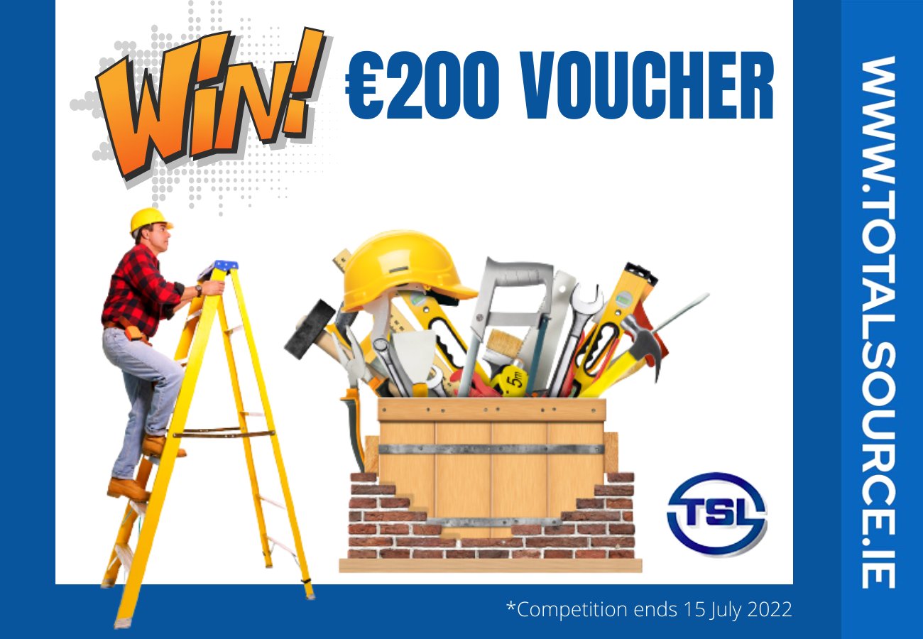 Total Source on Twitter "WIN! a €200 voucher from Total Source towards tools, workwear and more