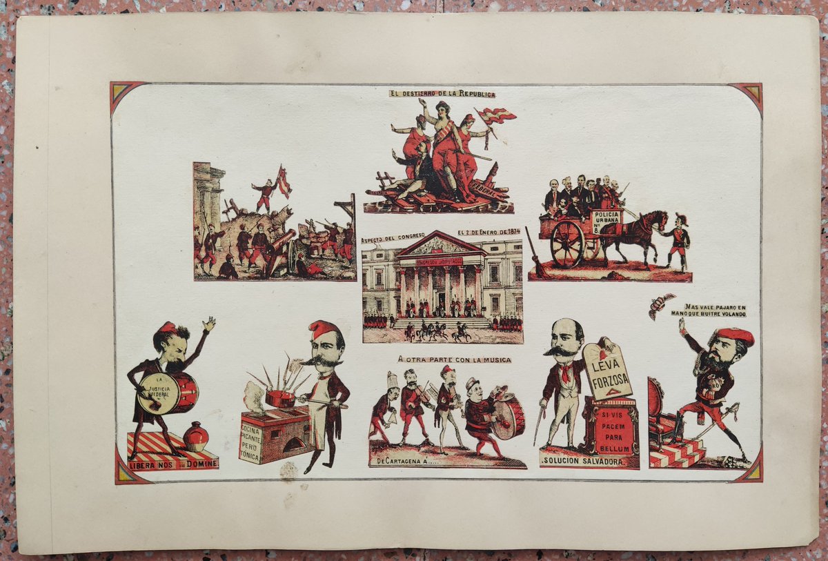 L’altre element destacat és que es nota que el seu coordinador, <a href="/Goncapellan/">Gonzalo Capellán</a>, és col·leccionista de paperassa del moment. Per això l’enfocament no és només de les caricatures de premsa sinó que s’inclouen altres tipologies, com la de les capses de mistos, els naips, auques, CDV..