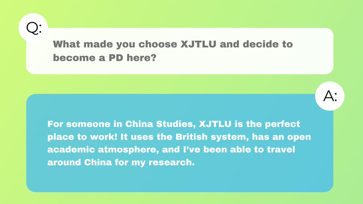 XJTLU's tweet photo. #MeetThePDs Find out what Dr Emily Williams from BA China Studies says about this programme🔎
#Teaching #education #FridayMotivation #University #study #XJTLU #China #Chinastudies #china #studyabroad https://t.co/HeApmk0ONT