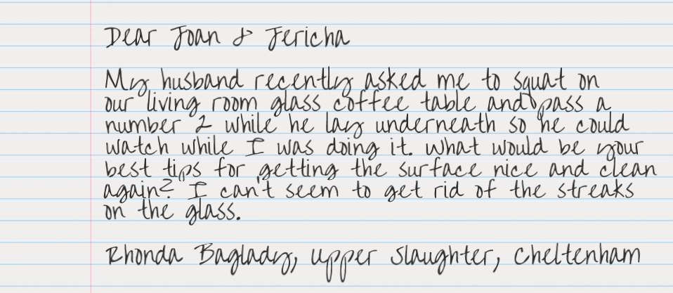 1/2 Hi Rhonda. Firstly, what a lovely husband you have. He could be well and truly put-off by your horribly stained anus, but instead he's willing to incorporate it into your love-play in a really romantic way. So, please remember how lucky you are for that. With regards to the