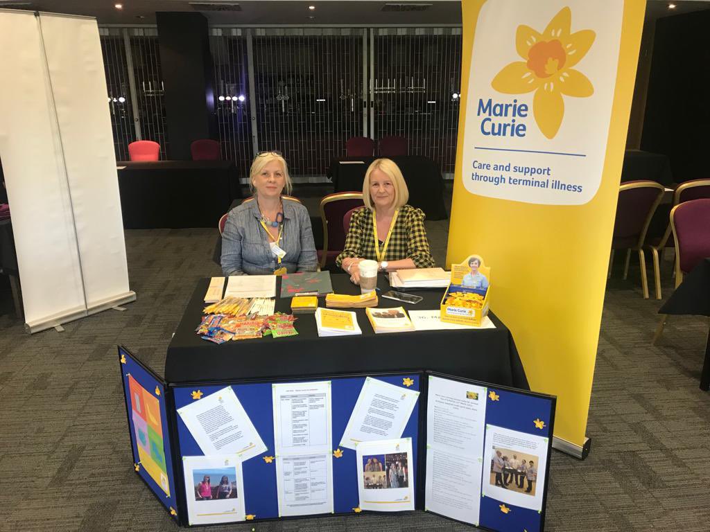 Rhian, our @MarieCurieCymru Clinical lead for the community and Jayne our Care Coordination Hub Manager are at #SwanseaJobsFair today at #LibertyStadium until 3pm. Come along to hear about some great roles we have available! @JCPinSwanseaBay @JCPinWestWales