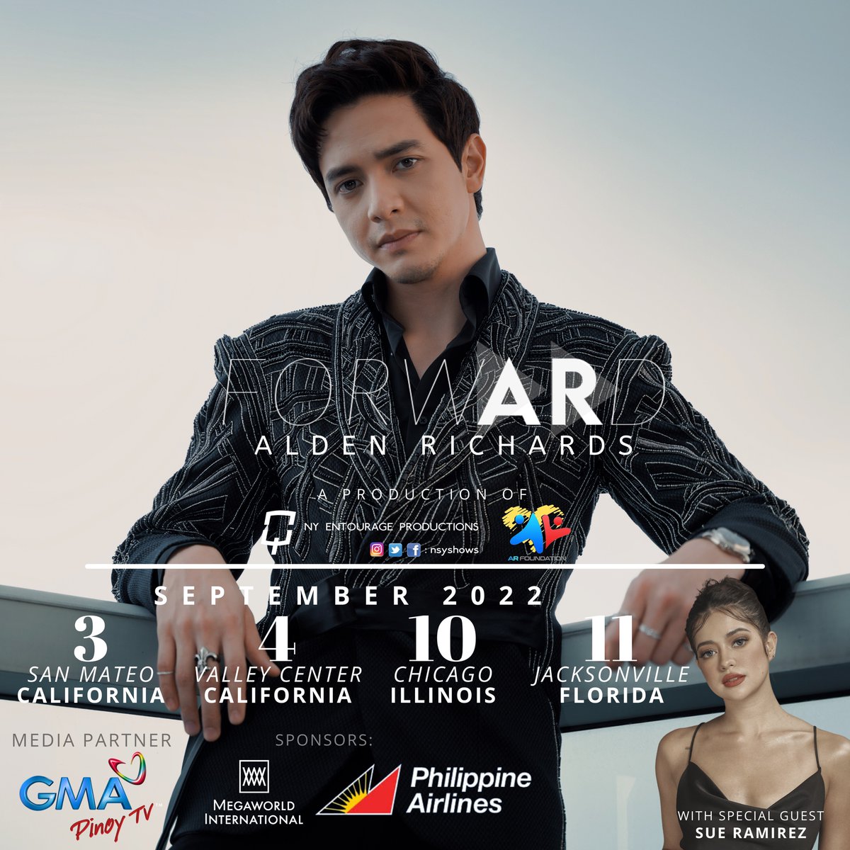 ‘MOVING FORWARD WITH PURPOSE’

With the success of ‘ForwARd Online Documentary Concert,’ presenting ForwARd US Concert Tour!

<a href="/ARfoundationinc/">AR Foundation Inc.</a> 
#ALDENxForwARdtoUS