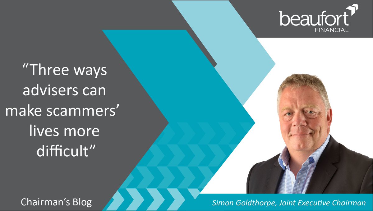 Investment scams are certainly not a new phenomenon, but they have never been more prominent or sophisticated than in recent times.

In my latest blog, I look at three ways advisers can tackle fraudsters and their tactics.

bit.ly/3I4aGZd

#chairmansblog #investmentscams