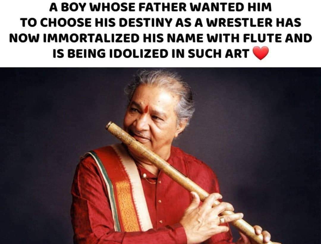 Happy Birthday to the legendary flautist Hariprasad Chaurasia   