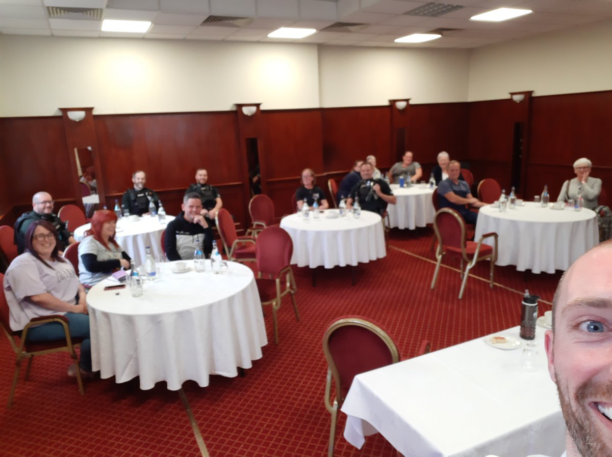 Out &amp; about again last night at <a href="/glenavonhotel52/">Glenavon Hotel</a> to chat to groups in the Cookstown area about resuming their activities in and around the town. Thanks to <a href="/PSNIMidUlster/">Police Mid Ulster</a> for organising (venue and the treats 😀)