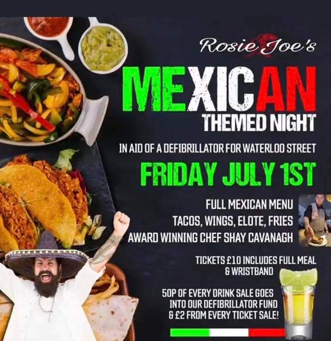 RosieJoesDerry's tweet photo. Tonight #rosiejoes #WaterlooStreet #Mexican #cocktails #Tequila https://t.co/BXrS7Q1l5H