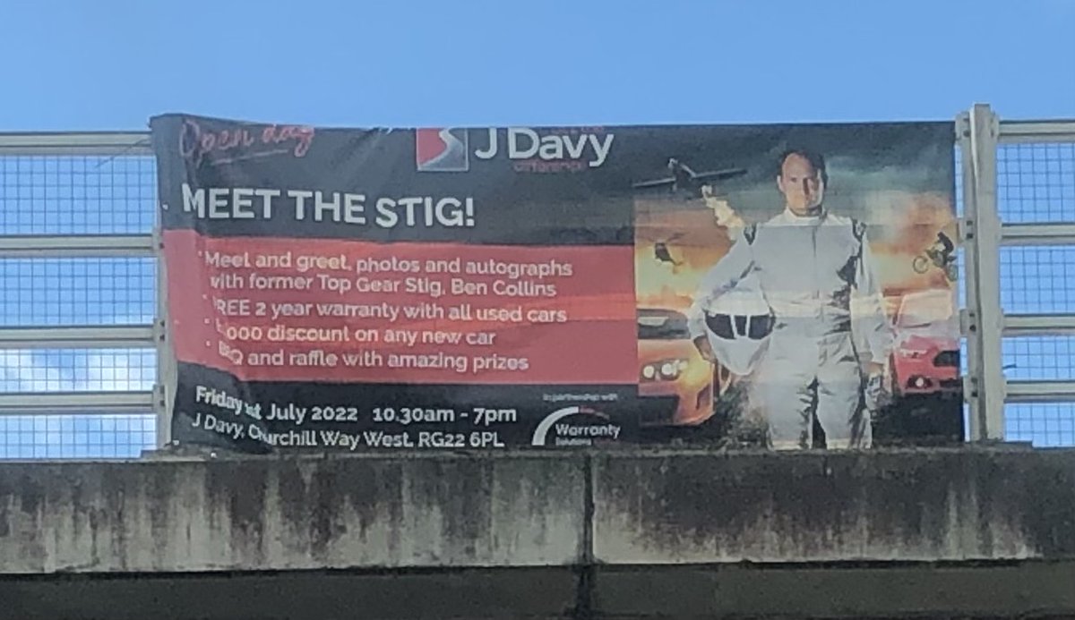 thinkdp's tweet image. Great to see our banners in action promoting Warranty Solution Open Day @JDavy, Basingstoke today. Come along for a free vehicle health check plus to meet @BenCollinsStig. 😆
#Think_DP #WarrantySolutionsGroup #outdoorevents #vinylbanner #branding #Basingstoke