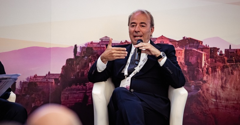 MaireGroup's tweet photo. Il nostro Presidente @FabrizioDiAmato ha preso parte alla prima tappa del roadshow @EY_Italy “Imprenditori d’Italia”, contribuendo al dibattito sulle sfide future per l’imprenditoria della regione Lazio, il #PNRR e i nuovi scenari geopolitici.