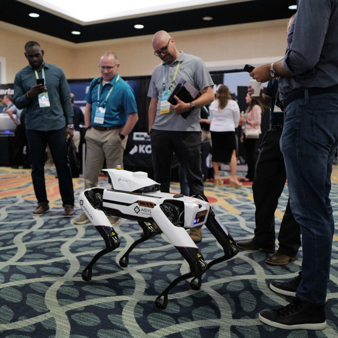 asylonrobotics's tweet image. 𝐍𝐨𝐭𝐡𝐢𝐧𝐠 𝐛𝐞𝐚𝐭𝐬 𝐢𝐧-𝐩𝐞𝐫𝐬𝐨𝐧! 𝐀𝐧𝐝 𝐰𝐞’𝐫𝐞 𝐡𝐚𝐯𝐢𝐧𝐠 𝐟𝐮𝐧!
We had a great week at the NCS4 Annual Conference meeting with top stadium security professionals!
#NCS4 #roboticsecurity #securityrobotics #dronedog #security #eventsecurity #gamechangers