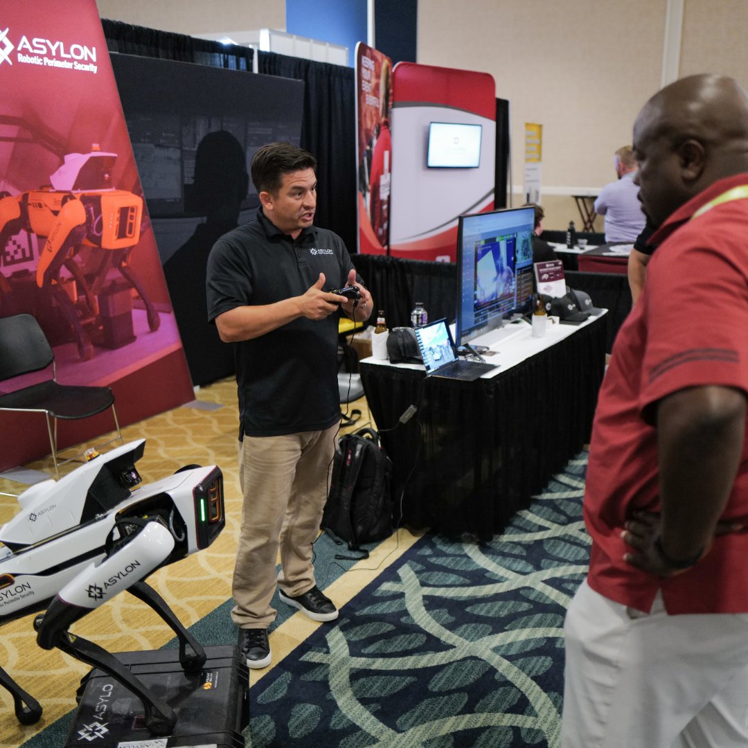 asylonrobotics's tweet image. 𝐍𝐨𝐭𝐡𝐢𝐧𝐠 𝐛𝐞𝐚𝐭𝐬 𝐢𝐧-𝐩𝐞𝐫𝐬𝐨𝐧! 𝐀𝐧𝐝 𝐰𝐞’𝐫𝐞 𝐡𝐚𝐯𝐢𝐧𝐠 𝐟𝐮𝐧!
We had a great week at the NCS4 Annual Conference meeting with top stadium security professionals!
#NCS4 #roboticsecurity #securityrobotics #dronedog #security #eventsecurity #gamechangers