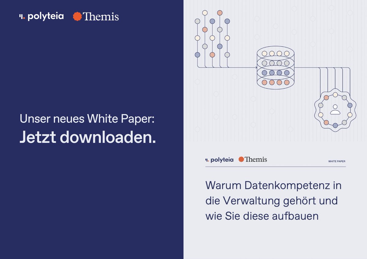 Warum Datenkompetenz in die Verwaltung gehört und wie Sie diese mithilfe der neuen Polyteia #Datenakademie auf allen Ebenen auf- und ausbauen können, erfahren Sie in unserem neuen White Paper, das wir zusammen mit @Themis_Digital verfasst haben: polyteia.de/white_papers/