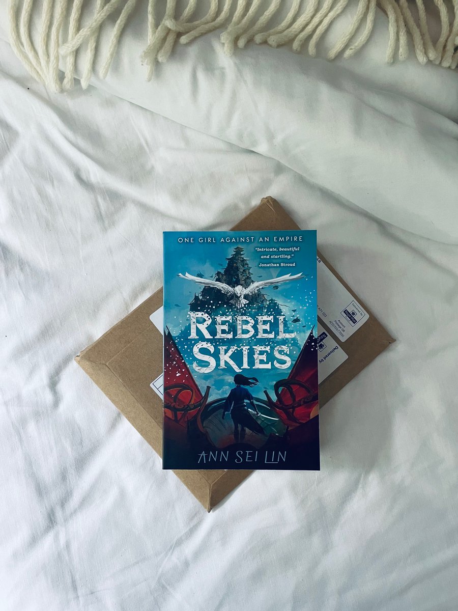My copy of #rebelskies by @AnnSeiLin1 that I won from @BigKidsBookClub has arrived and I cannot wait to read it. Super start to the weekend 🥰