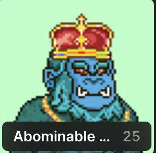 LA_Industries1's tweet photo. Just minted some free @Abominable_SS, Roadmap looks fire and the team looking strong AF, dont miss your chance, plus who doesn't love some free NFT's https://t.co/CXbF6RvPmt
