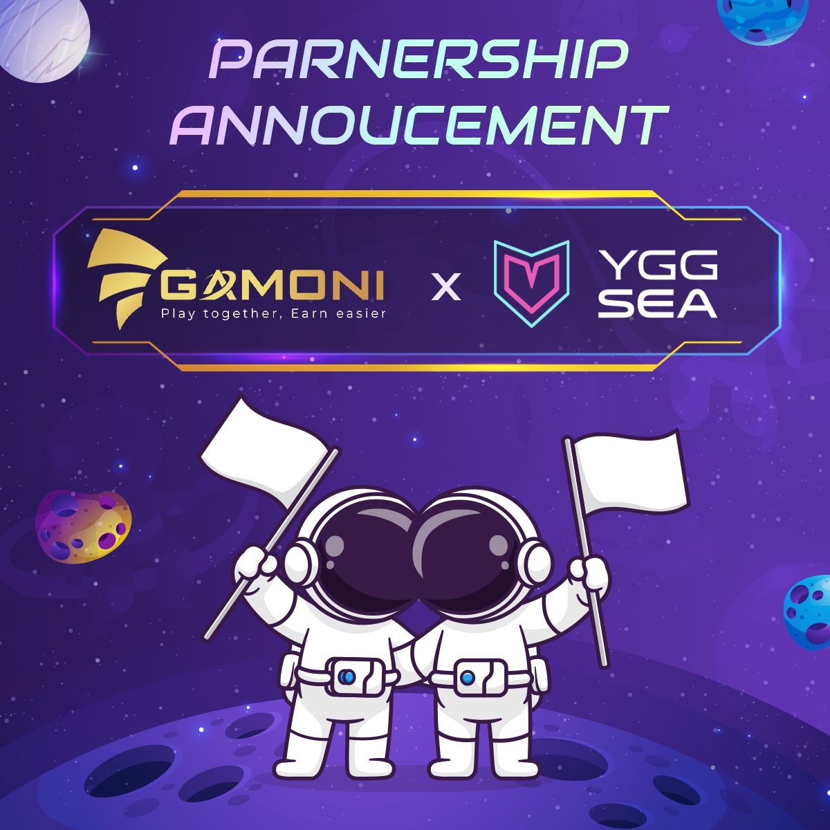 Gamoni_Platform's tweet image. Partnership Announcement: GAMONI x YGGSEA

We are very pleased to announce the official partnership between @Gamoni_Platform and @yggsea 

YGGSEA is a decentralized autonomous organization for acquiring and managing NFTs used in the metaverse.