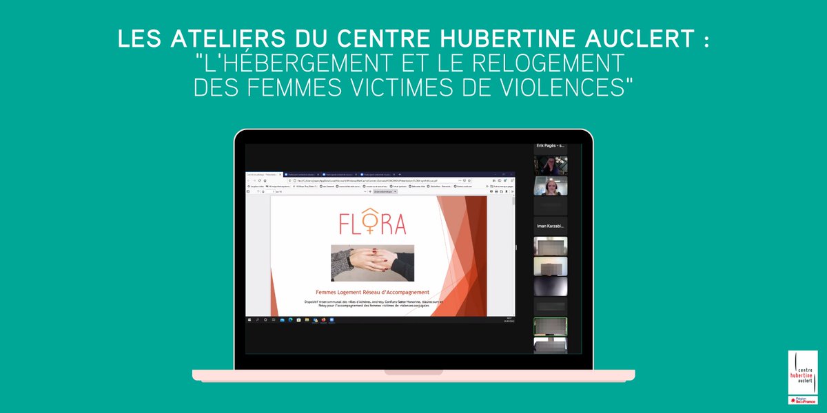 CentreHubertine's tweet photo. Ce matin, 65 collectivités membres du @CentreHubertine étaient réunies pour un échange de pratique sur la question de l'#hébergement et du #relogement des femmes victimes de violences, en présence de @Fontenay94120, @VilledeConflans et de l'#URSF. https://t.co/R5T4jw4nJB