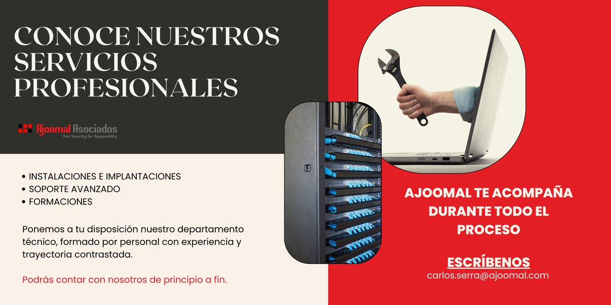 ¿Todavía no conoces todos los servicios profesionales con los que contamos en Ajoomal Asociados?
Visita nuestra web para descubrirlos lnkd.in/ezJjnDhY o pide información escribiendo a carlos.serra@ajoomal.com